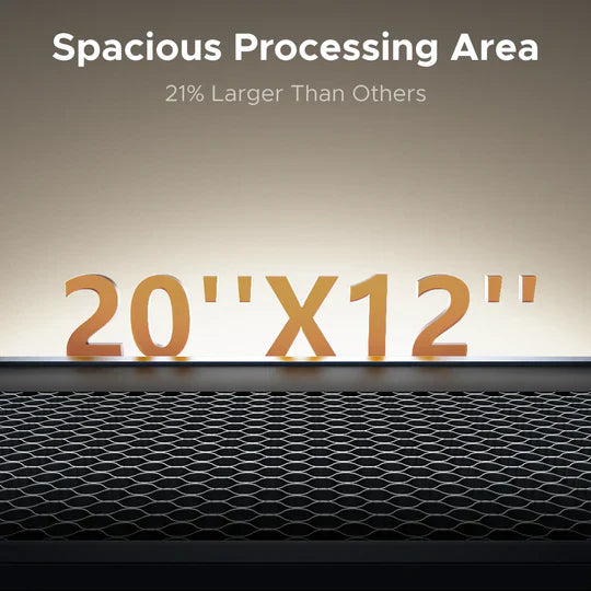 OMTech Polar Lite 55W Desktop CO2 Laser Engraver and Cutter