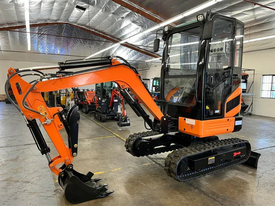 AGT Mini Excavator 6000lb with Swing Boom and Hydraulic System