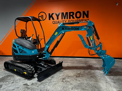 KYMRON® XH26D Mini Excavator (w/ Yanmar/Kubota Diesel Engine)