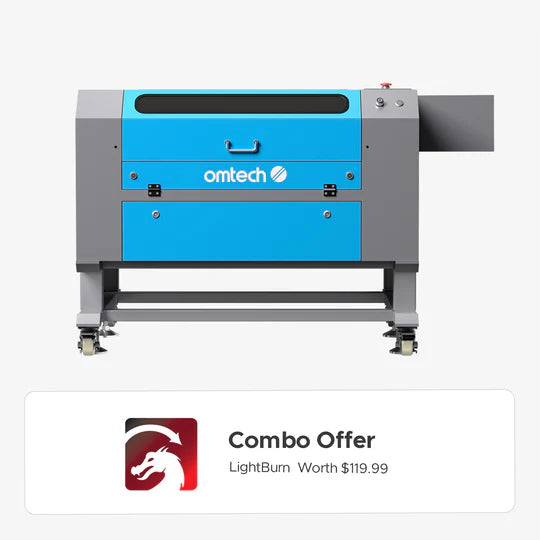 OMTech Maker AF2028-80 90W CO2 Laser Engraver and Cutter with 20" x 28" Working Area and Autofocus