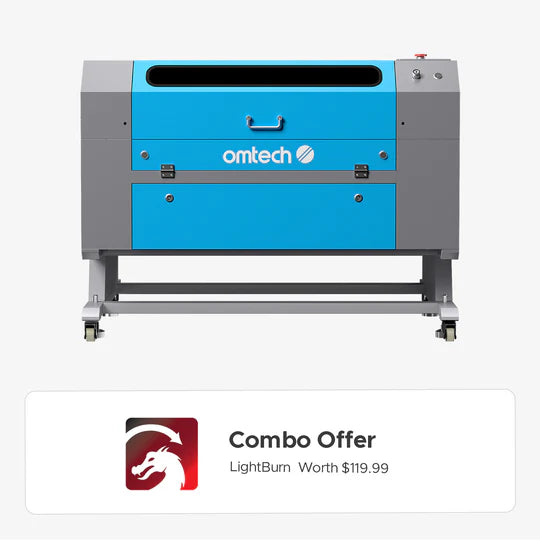 OMTech Maker AF2028-60 60W CO2 Laser Engraver and Cutter with 20" x 28" Working Area and Autofocus