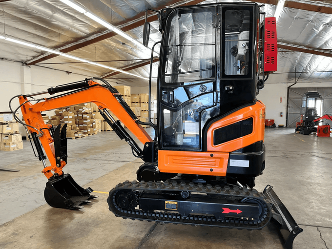 AGT Mini Excavator 6000lb with Swing Boom and Hydraulic System