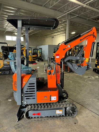 AGT Rato 1-Ton Mini Excavator – 13.5 HP Gasoline Engine by Machinerylol