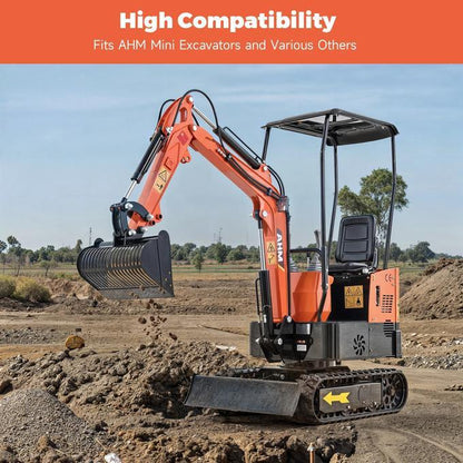 24" Screening Skeleton Bucket Attachment for Mini Excavators AHM 600mm Width