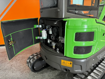 KYMRON® XH32D Pro Series Excavator with Thumb + Cab w/ Heat &amp; Radio