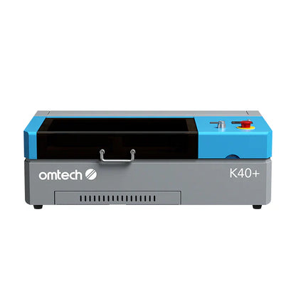 OMTech K40+ 45W Desktop CO2 Laser Engraver with 8" x 12" Working Area and Detachable Honeycomb Workbed