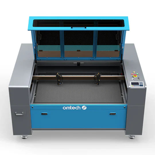 OMTech Maker ZF3551-130 130W CO2 Laser Cutter and Engraver with 35" x 51" Workbed and Dual Laser Tubes and Heads