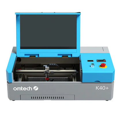 OMTech K40+ 45W Desktop CO2 Laser Engraver with 8" x 12" Working Area and Detachable Honeycomb Workbed
