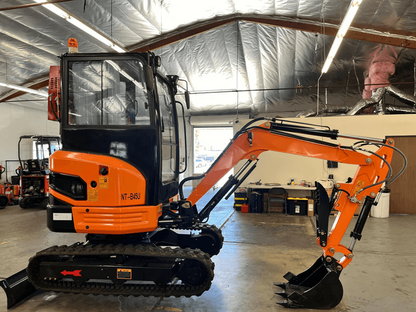 AGT Mini Excavator 6000lb with Swing Boom and Hydraulic System