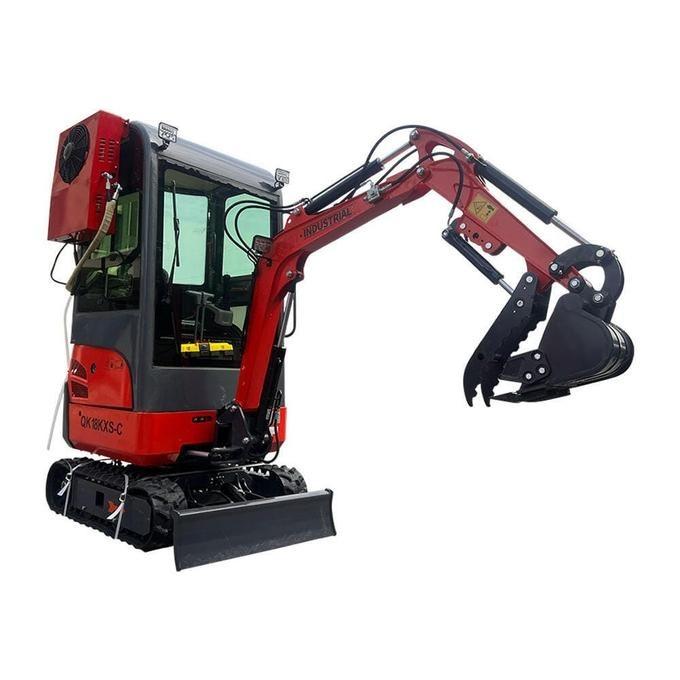 2024 AGT Kubota Engine 1-Ton Mini Small Excavator with Air Conditioning and Side Swing