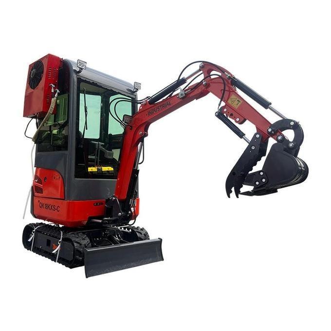 2024 AGT Kubota Engine 1-Ton Mini Small Excavator with Air Conditioning and Side Swing