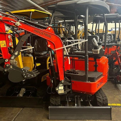 QK18K-C Mini Excavator with Kubota Engine – Swing Boom &amp; Hydraulic Thumb by Machinerylol