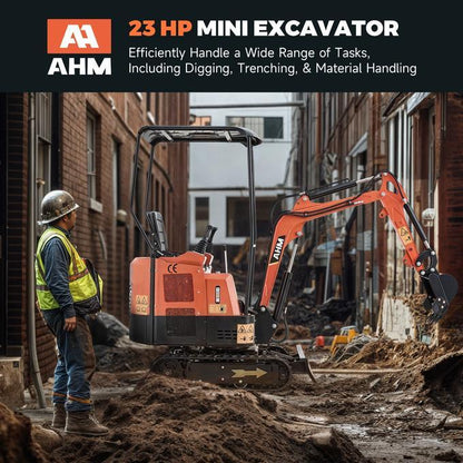 AX-16 | 23 HP 1.3 Ton B&amp;S Engine Mini Excavator