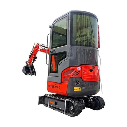 2024 AGT Kubota Engine 1-Ton Mini Small Excavator with Air Conditioning and Side Swing