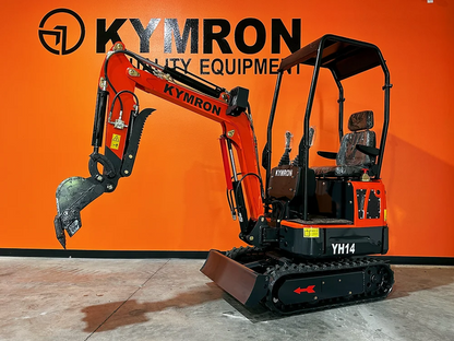 KYMRON® YH14 Mini Excavator (w/ Side Swing Boom)