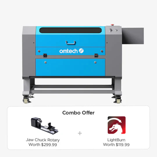 OMTech Maker AF2028-80 90W CO2 Laser Engraver and Cutter with 20" x 28" Working Area and Autofocus