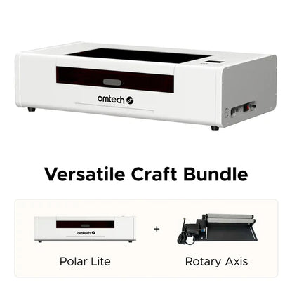 OMTech Polar Lite 55W Desktop CO2 Laser Engraver and Cutter