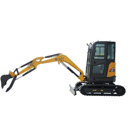 AGT 2.8 Ton, Yanmar Diesel Engine Mini Excavator w/ Hydraulic Thumb | CFG-STE35SR