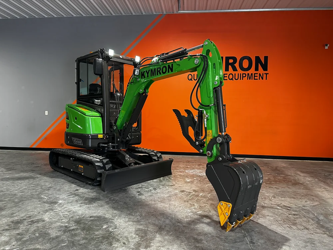 KYMRON® XH32D Pro Series Excavator with Thumb + Cab w/ Heat &amp; Radio