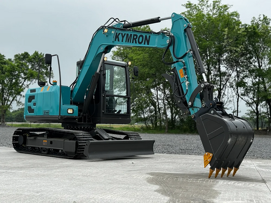 KYMRON® XH80 Pro Series Excavator with Thumb + Cab w/ AC &amp; AM/FM Radio
