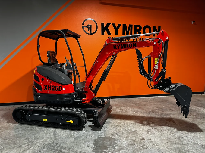 KYMRON® XH26D Mini Excavator (w/ Yanmar/Kubota Diesel Engine)