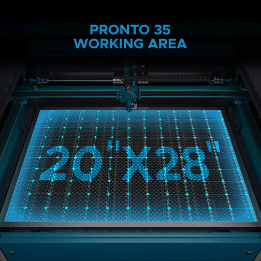 OMTech Pronto 35 60W CO2 Laser Cutter and Engraver with Autofocus