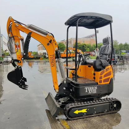 TYPHON TERROR XVIII Mini Excavator – 4000lbs Digger with 0.03 cbm Bucket USA