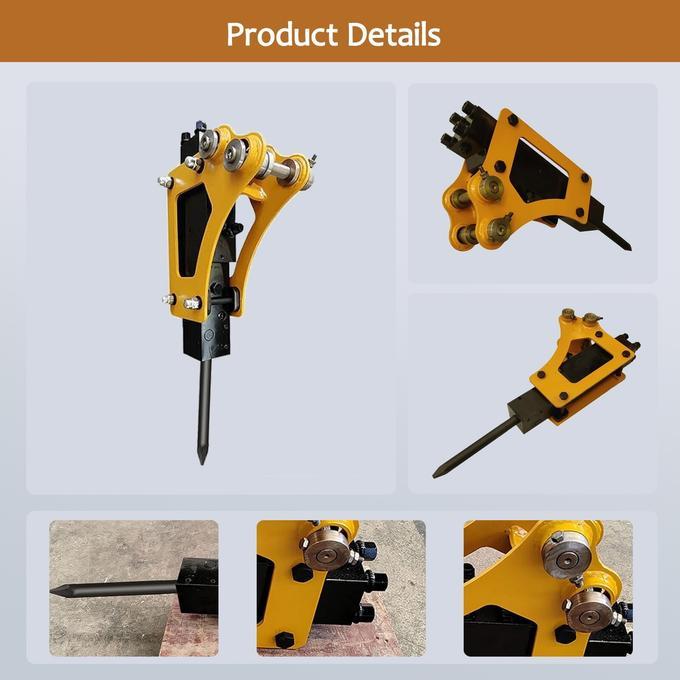 TYPHON Hydraulic Hammer Side Breaker For Mini Excavator Smail Digger Attachment