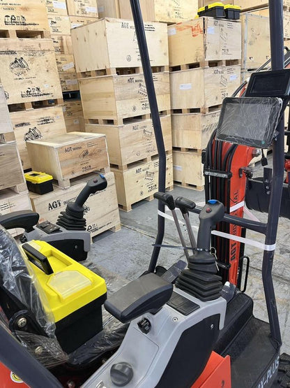 AGT DM12X-C PLUS Mini Excavator – Two-Speed, Pilot Control, Hydraulic Cooler, Swing Boom by Machinerylol