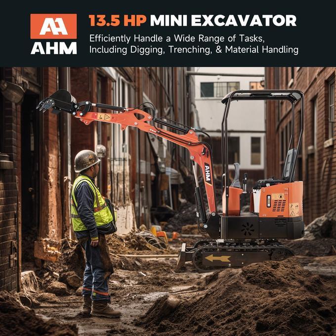 AX-12B | 13.5 HP B&amp;S Engine Mini Excavator