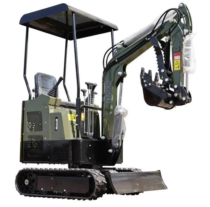 2025 TYPHON TERROR XV STORM Mini Excavator – 1.05 Ton Trench Digger with B&amp;S Engine | USA