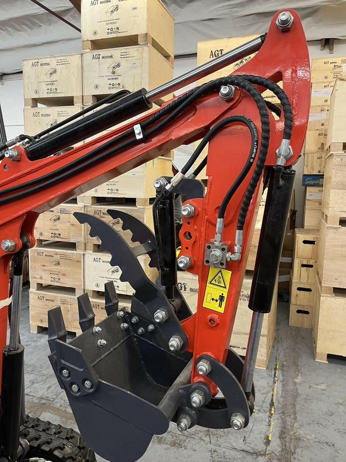 AGT DM12X-C PLUS Mini Excavator – Two-Speed, Pilot Control, Hydraulic Cooler, Swing Boom by Machinerylol