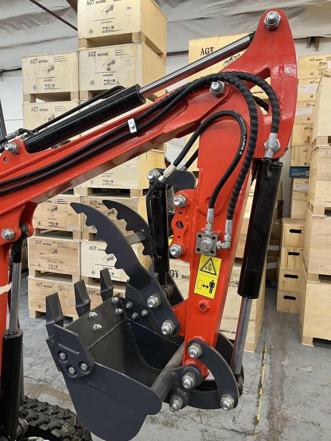 AGT DM12X-C PLUS Mini Excavator – Two-Speed, Pilot Control, Hydraulic Cooler, Swing Boom by Machinerylol