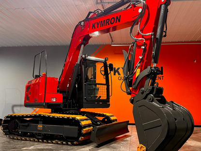 KYMRON® XH80 Pro Series Excavator with Thumb + Cab w/ AC &amp; AM/FM Radio