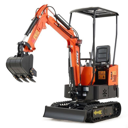 NW-A1 | 13.5 HP B&amp;S Engine Mini Excavator with 6 Attachments