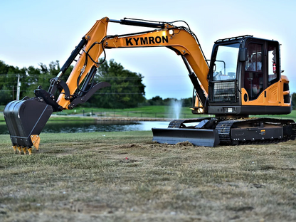 KYMRON® XH68 Pro Series Excavator with Thumb + Cab w/ AC &amp; Radio