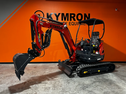 KYMRON® XH26D Mini Excavator (w/ Yanmar/Kubota Diesel Engine)