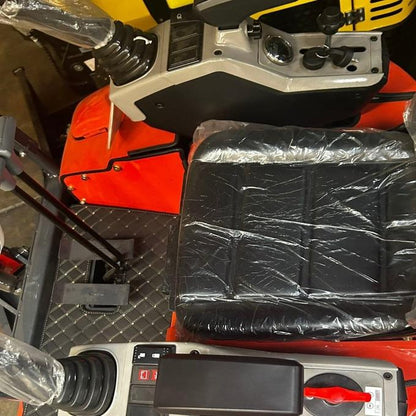 QK18K-C Mini Excavator with Kubota Engine – Swing Boom &amp; Hydraulic Thumb by Machinerylol