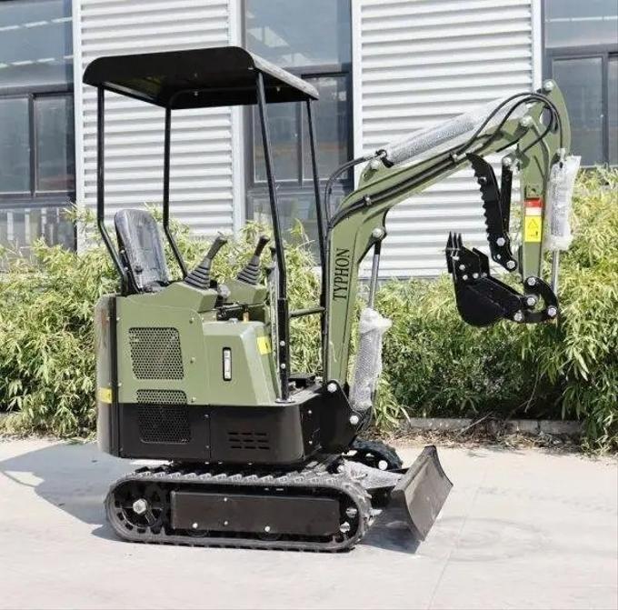 2025 TYPHON TERROR XV STORM Mini Excavator – 1.05 Ton Trench Digger with B&amp;S Engine | USA