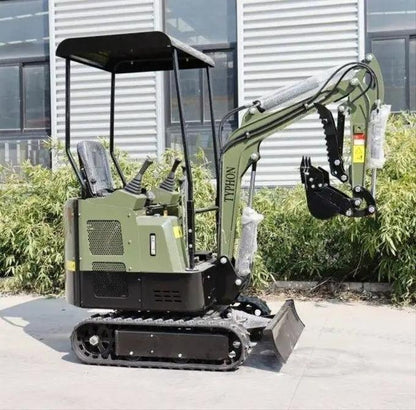 2025 TYPHON TERROR XV STORM Mini Excavator – 1.05 Ton Trench Digger with B&amp;S Engine | USA