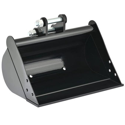 500mm Plain Flat Bucket Attachment 20" for Mini Excavator Digger with 2 Pins