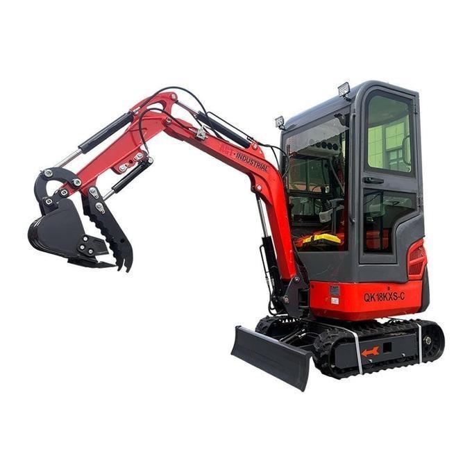 2024 AGT Kubota Engine 1-Ton Mini Small Excavator with Air Conditioning and Side Swing