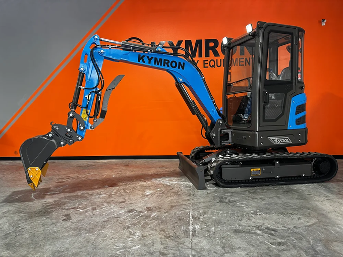 KYMRON® XH32D Pro Series Excavator with Thumb + Cab w/ Heat &amp; Radio