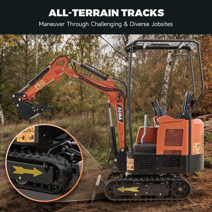 AX-16 | 23 HP 1.3 Ton B&amp;S Engine Mini Excavator