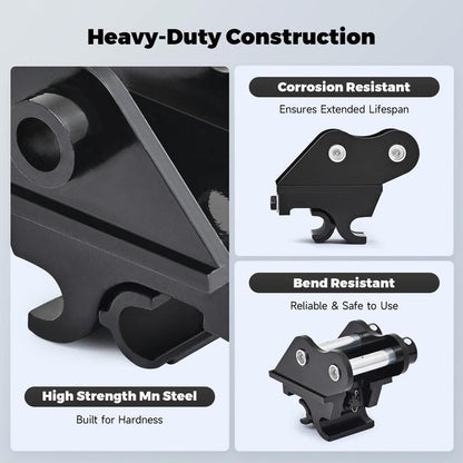 Quick Hitch Attachment for Mini Excavators Digger for Quick Attachments Change