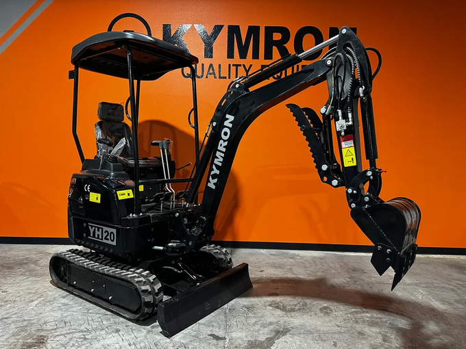 KYMRON® YH20D Mini Excavator (w/ Kubota D722 Engine)