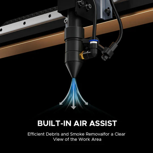 OMTech Maker MF2028-100 100W CO2 Laser Cutter and Engraver with 20" x 28" Working Area