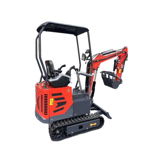 AGT DM12X-C PLUS Mini Excavator – Two-Speed, Pilot Control, Hydraulic Cooler, Swing Boom by Machinerylol